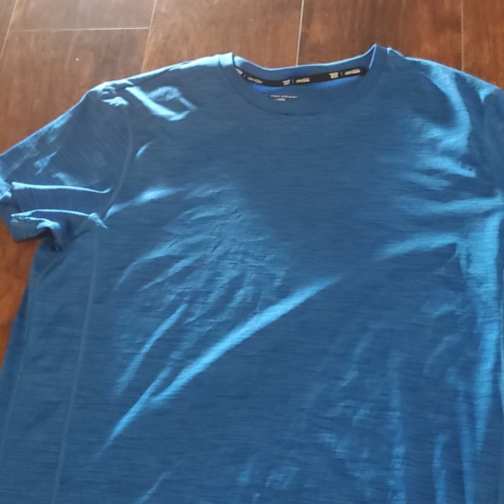 Blue DryTek shirt